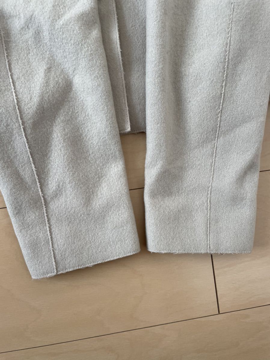 [ superior article ] Calvin Klein Calvin Klein wool jacket no color jacket 6 number lady's M size corresponding beige simple 