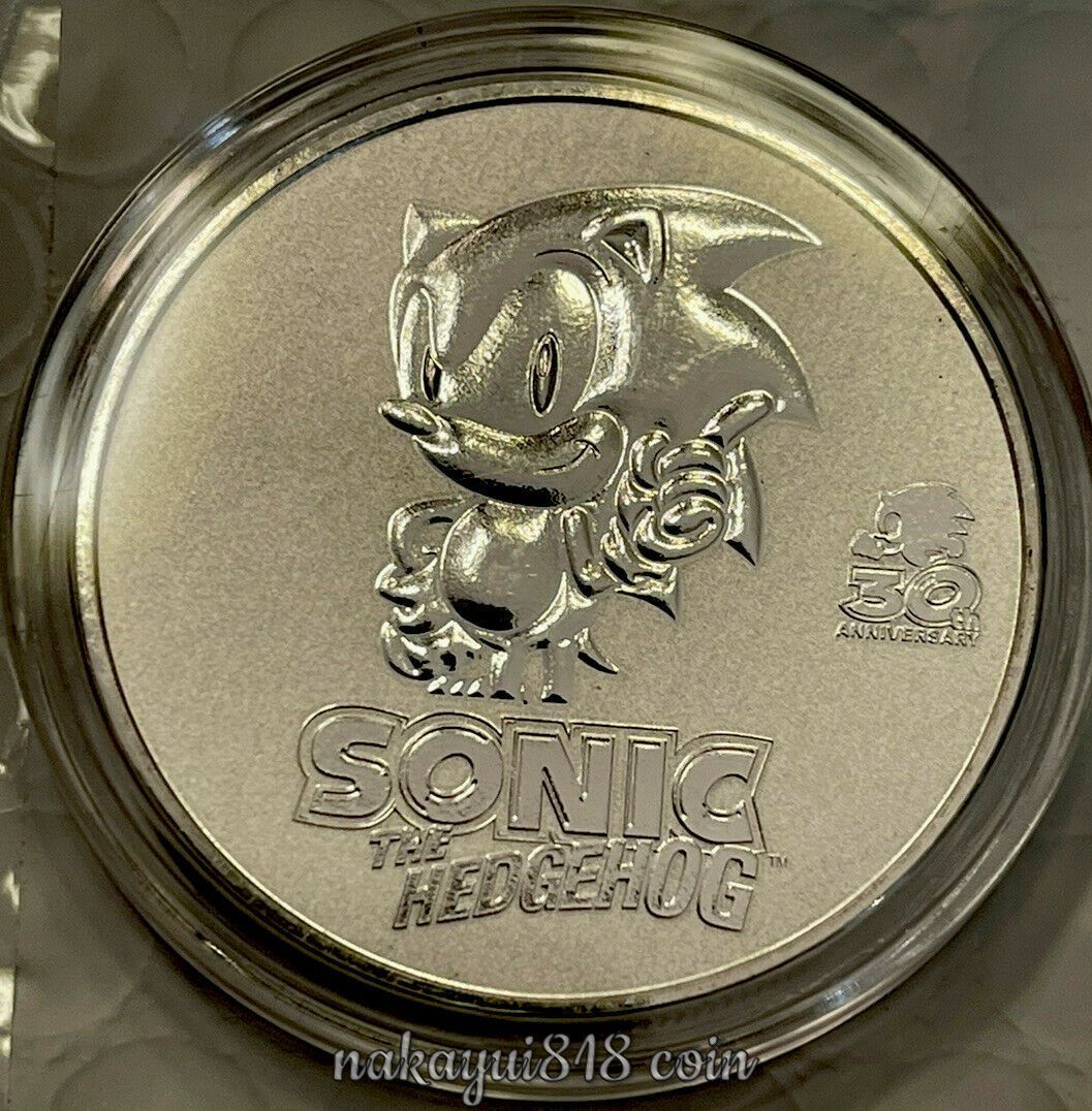 2021 1オンス銀貨　Sonic the Hedgehog 30周年_画像6