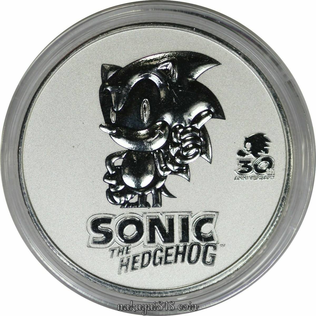 希少銀貨2021 1オンス銀貨　Sonic the Hedgehog 30周年