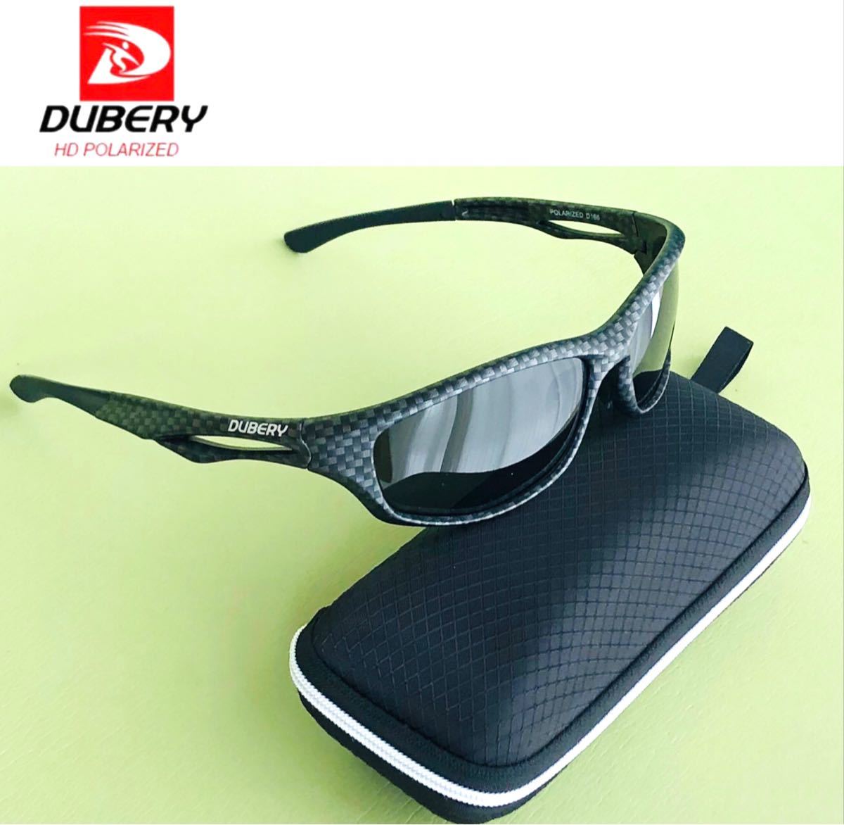 DUBERY サングラス 偏光グラス UV400 軽量 車  釣り アウトドア 紫外線カット 超軽量