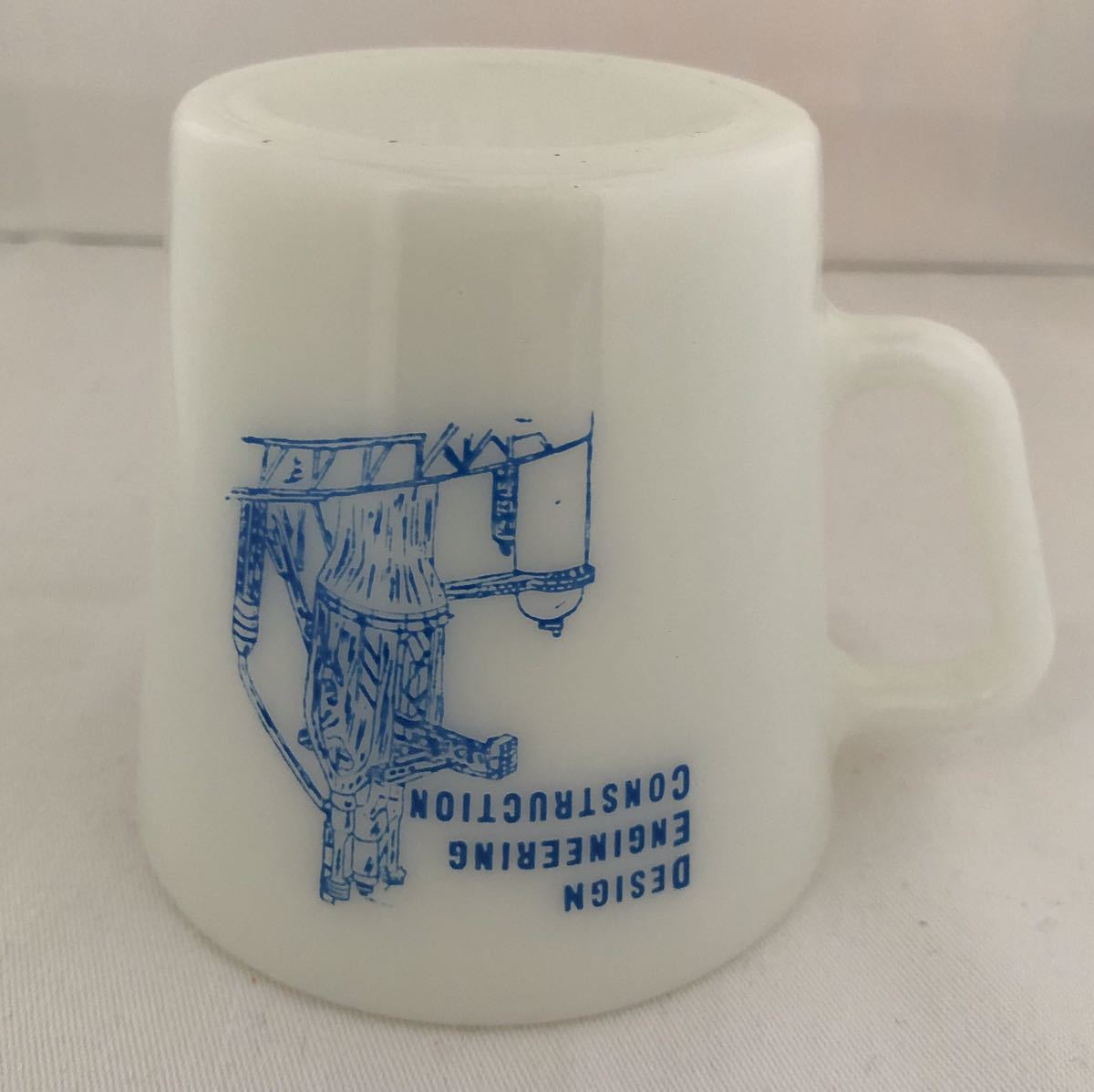 パイレックス・PYREX “ Deci Corporation・Design Engineering Construction “ マグカップ_画像7