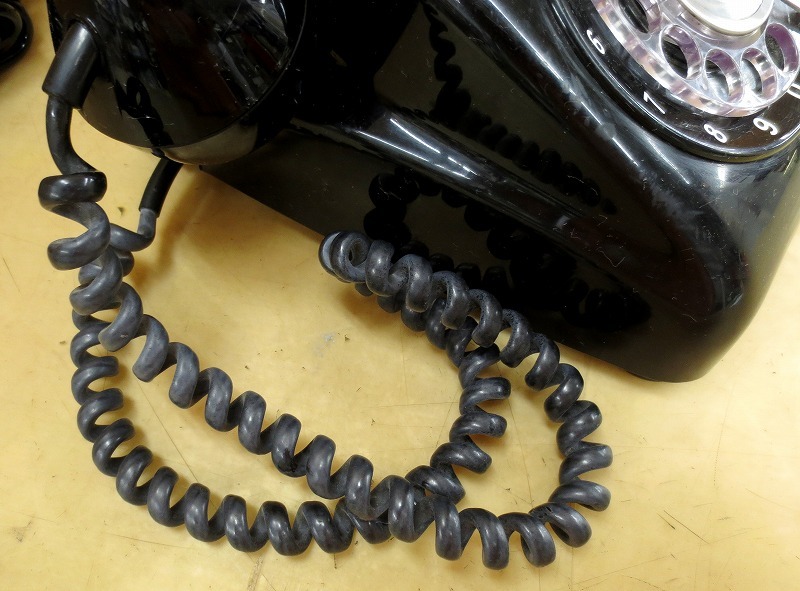 Z9* antique telephone machine black telephone dial type 600-A2* operation verification settled 