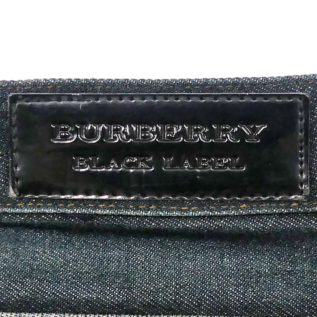 即決 日本製 BURBERRY BLACK LABEL W34位 デニム パンツ 廃版