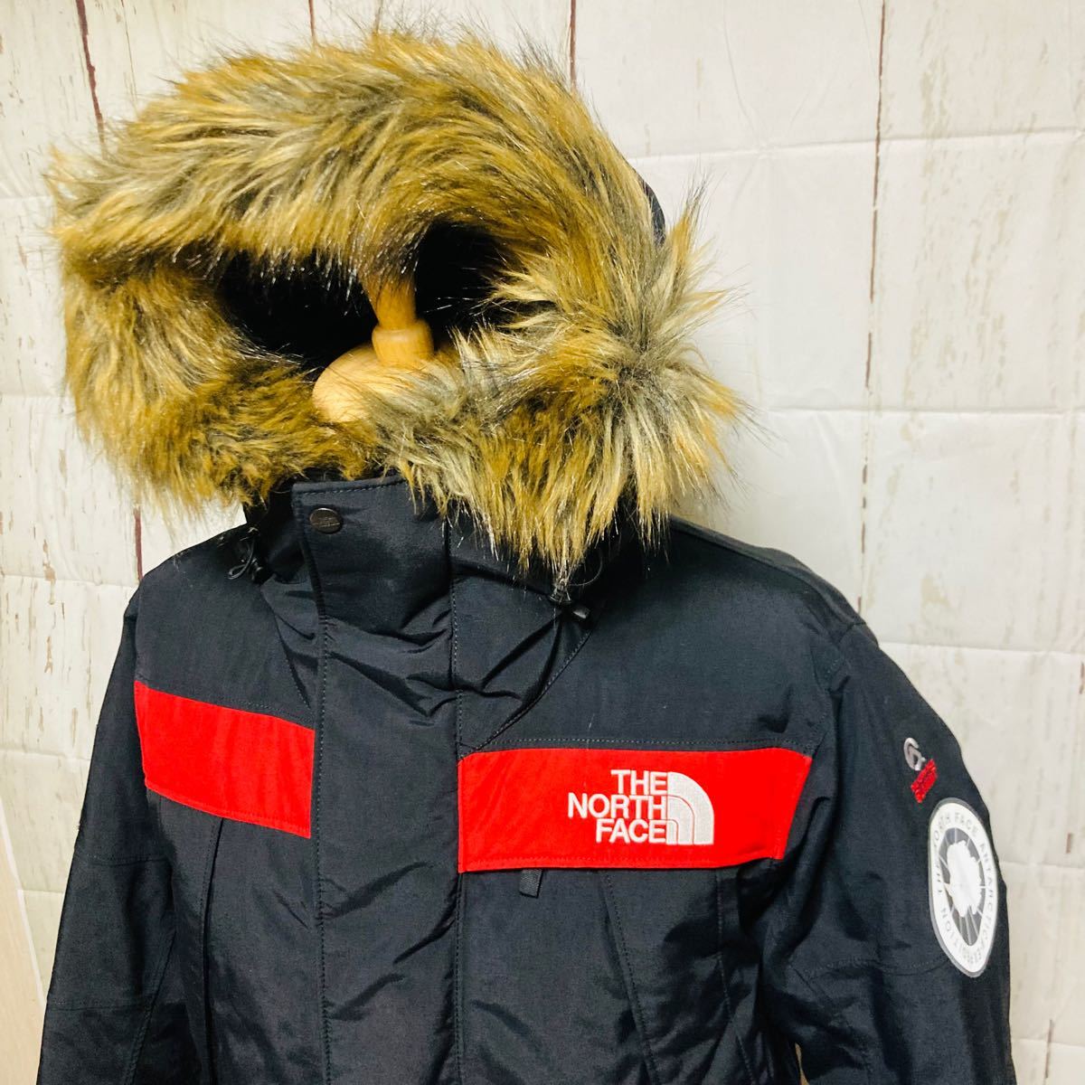 美品 ゴアテックス ノースフェイス アンタークティカパーカ L 赤 美品 ゴアテックス ノースフェイス アンタークティカパーカ L 赤