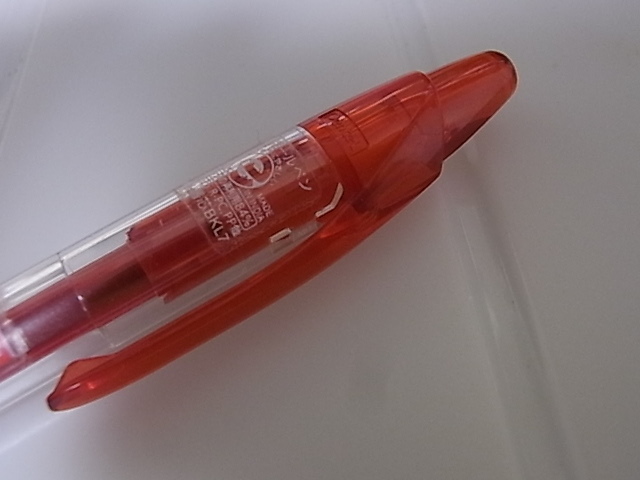 ぺんてる　ボール径0.7mm　Super Pentel （スーパー ぺんてる） 油性ボールペン　BK477 赤_画像3