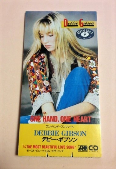 8cmCD デビーギブソン(Debbie Gibson) 「One Hand, One Heart/The Most Beautiful Love Song」 レンタル落ち_画像1