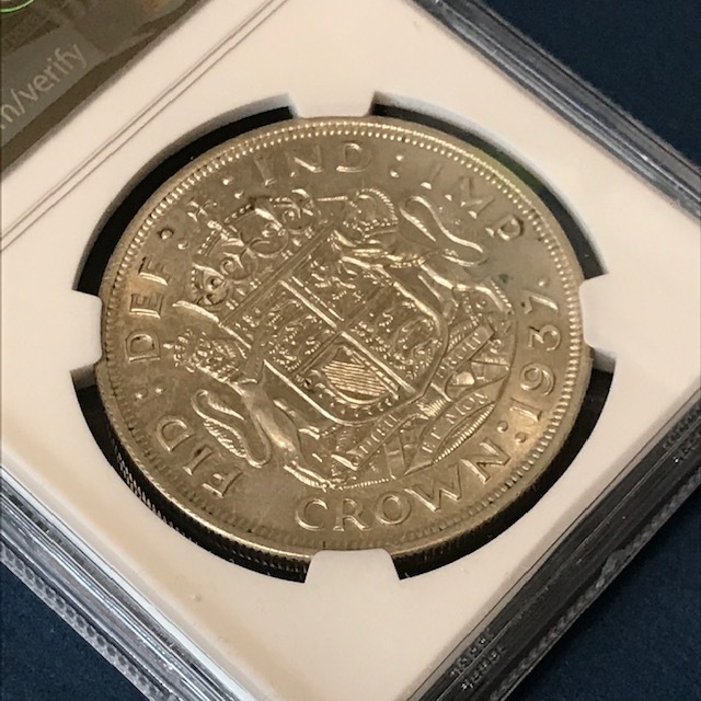 ☆1937 イギリス クラウン銀貨 ジョージ6世 NGC AU DETAILS OBV ☆1937 イギリス クラウン銀貨 ジョージ6世 NGC AU DETAILS OBV