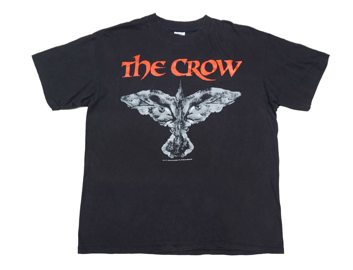 激レア! 1994年 USA製 THE CROW 『BELIEVE IN ANGELS』Tシャツ BRUCE LEE PULP FICTION NATURAL BORN KILLERS KILL BILL JOKER SPAWN