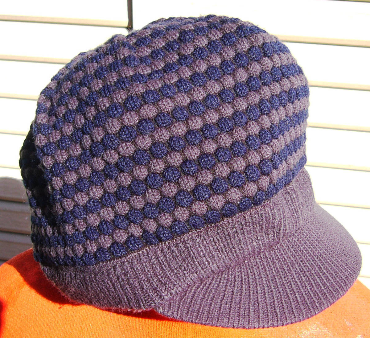 即決■(株)ギャレットGALLETの帽子■ギャギャパープルみたいなブルーcap■古着_画像3