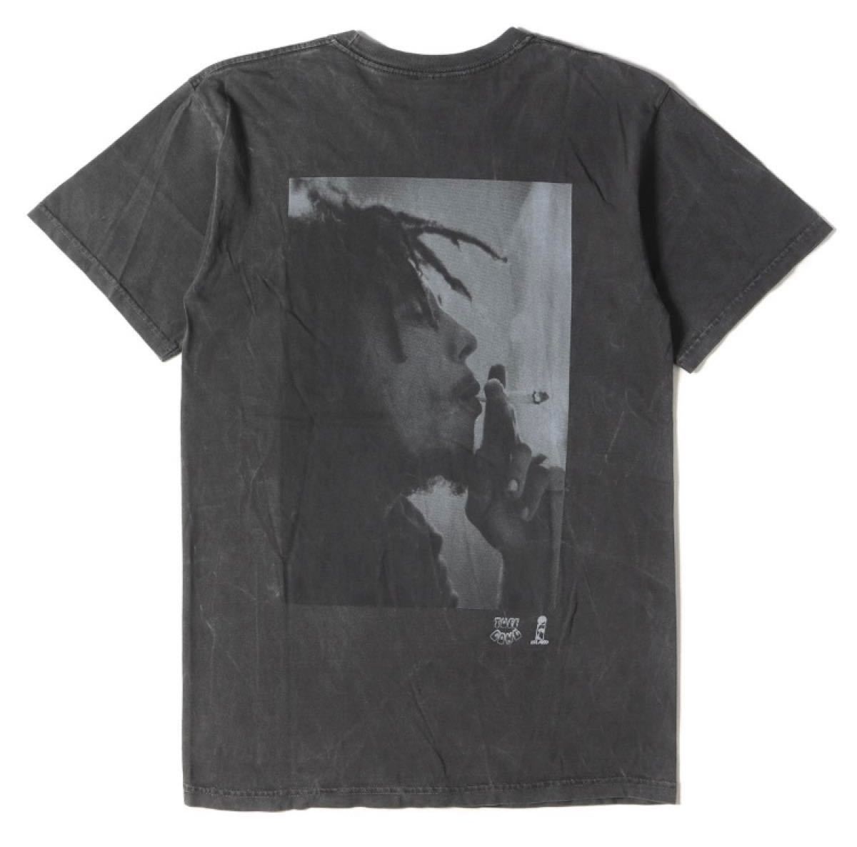 レア！【新品】STUSSY Tシャツ Mサイズ Bob Marley Spliff Pigment Dyed ボブ・マーリー