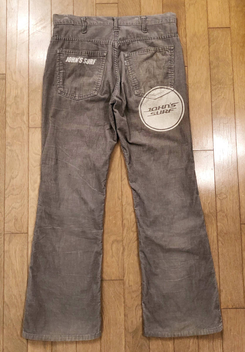 ■JOHN’S SURF 美品 70’s Levis 646 コーデュロイパンツ GY-32 リーバイス 646-1555 JHON’S CLOTHING ジョンズ 70年代 ヴィンテージ