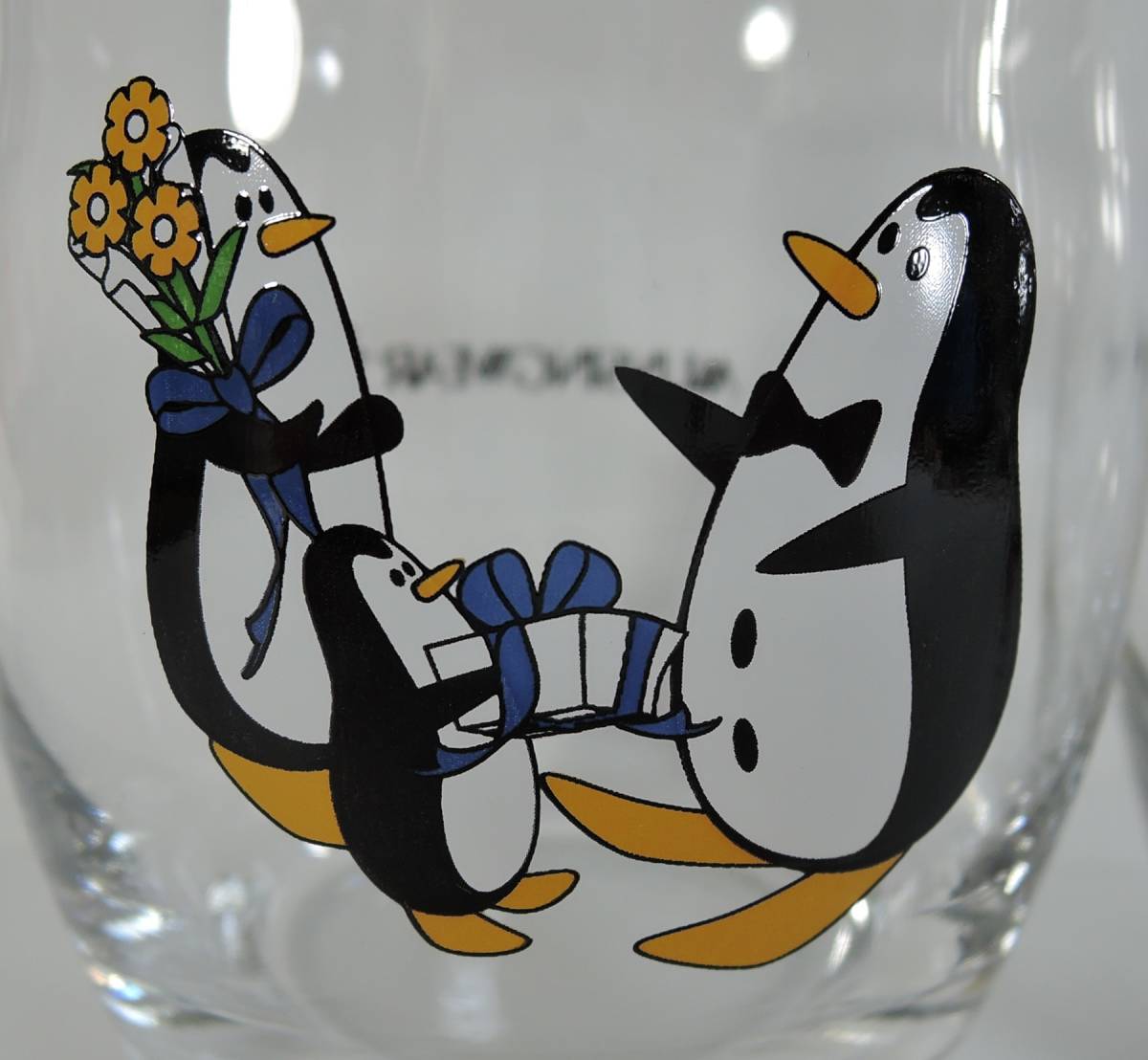 ☆X13■マンシングウェア　ペンギン家族　グラス　３個■未使用_画像3