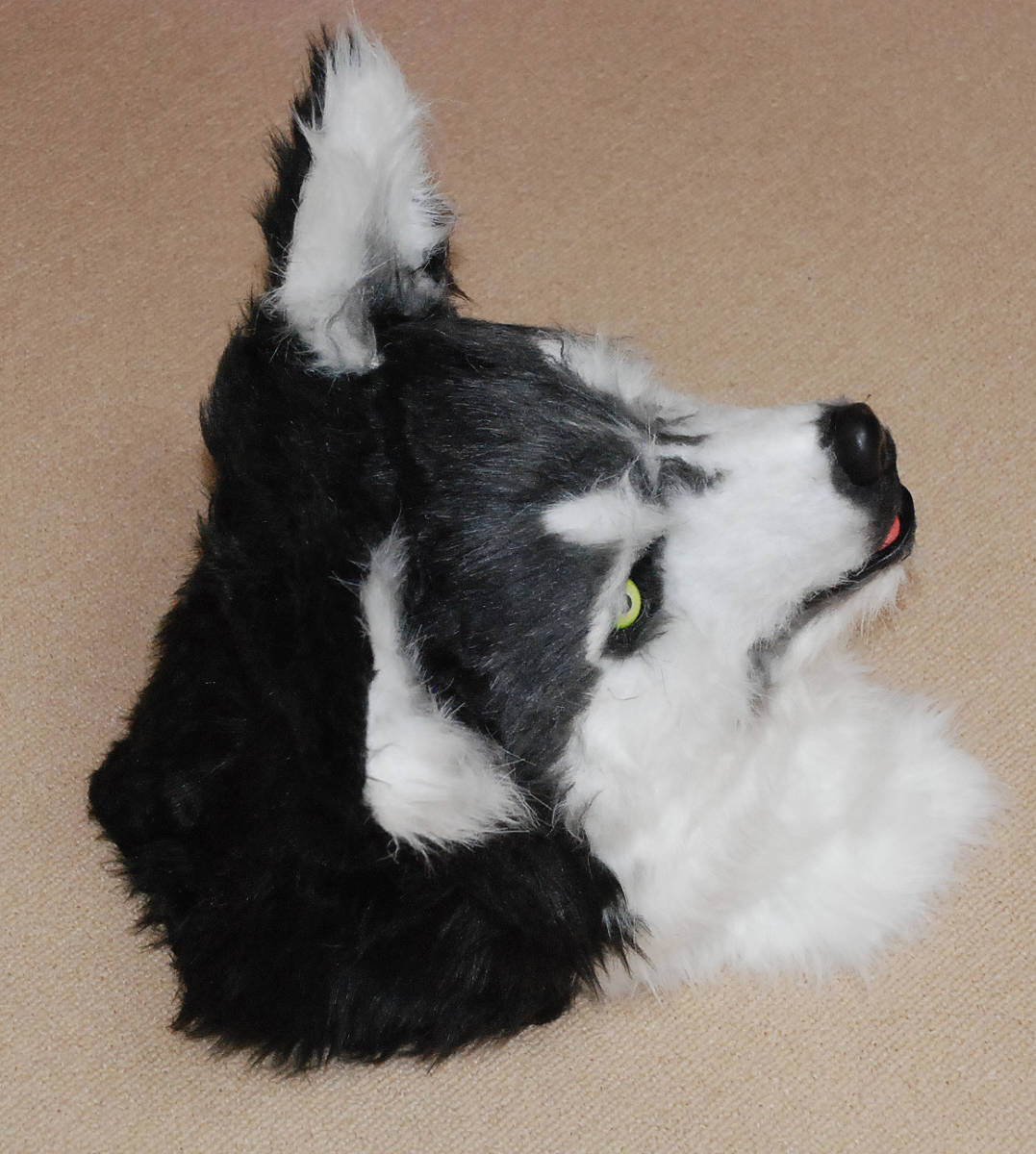 Husky/ husky dog / becomes .. animal moving mask!.. synchronizated . really move .[Husky/ husky dog ] new goods unused 