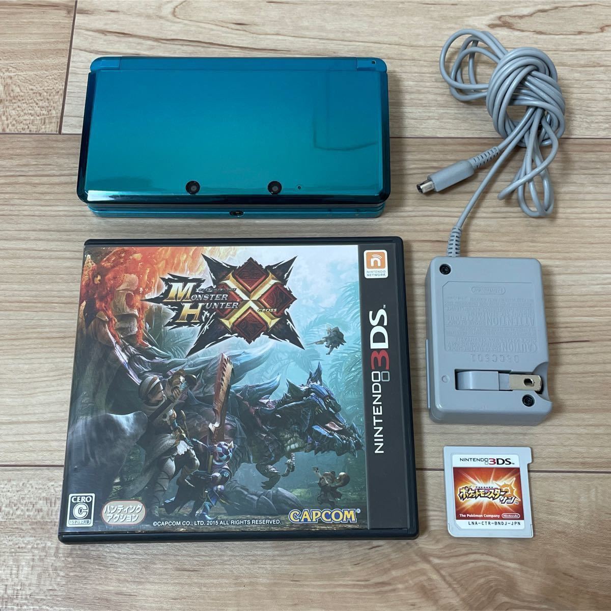 日本アウトレット ニンテンドー 3DS 本体 2台 モンハン ソフト付 SD