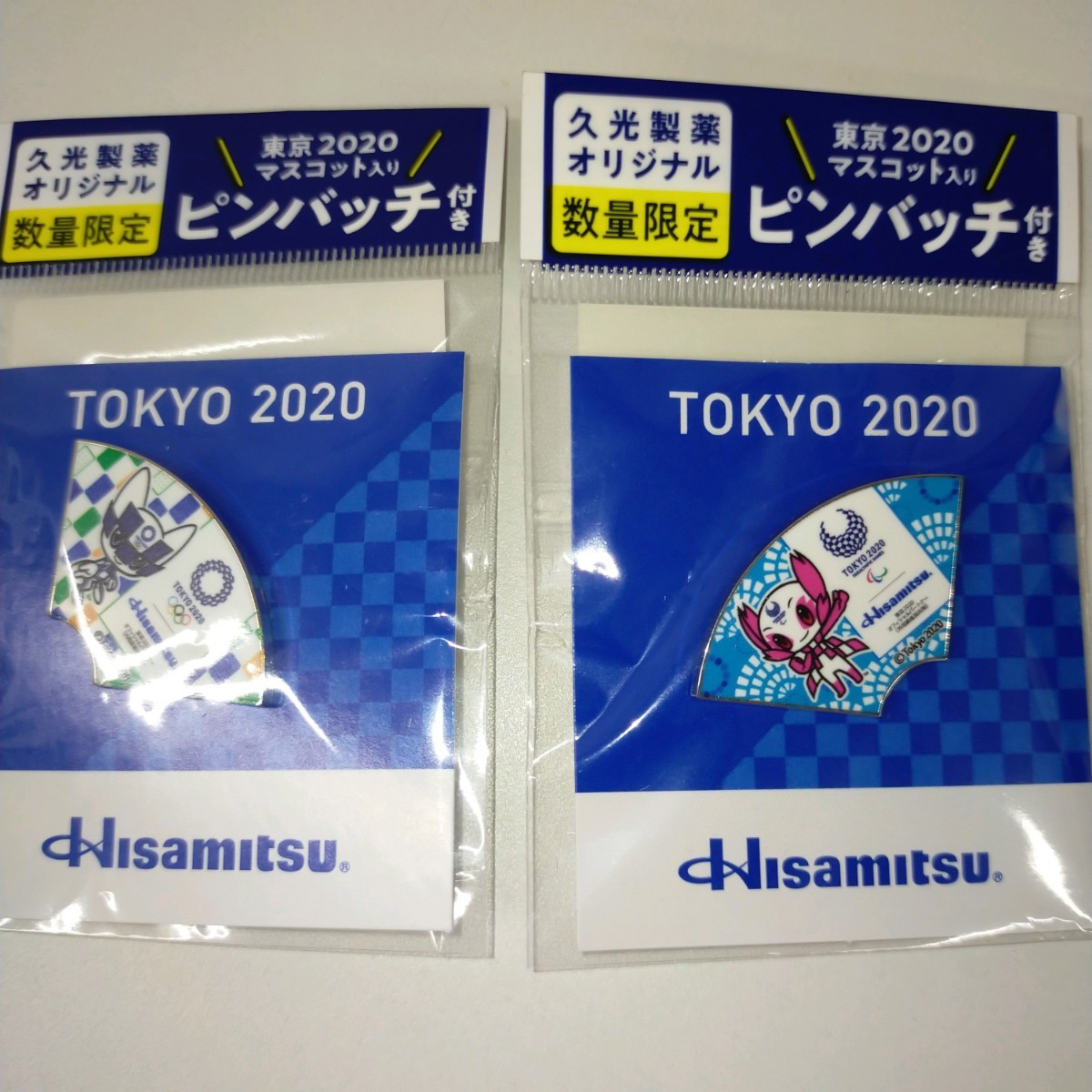 東京オリンピック パラリンピック 久光製薬 ピンバッジ トランプ 非売品 限定品