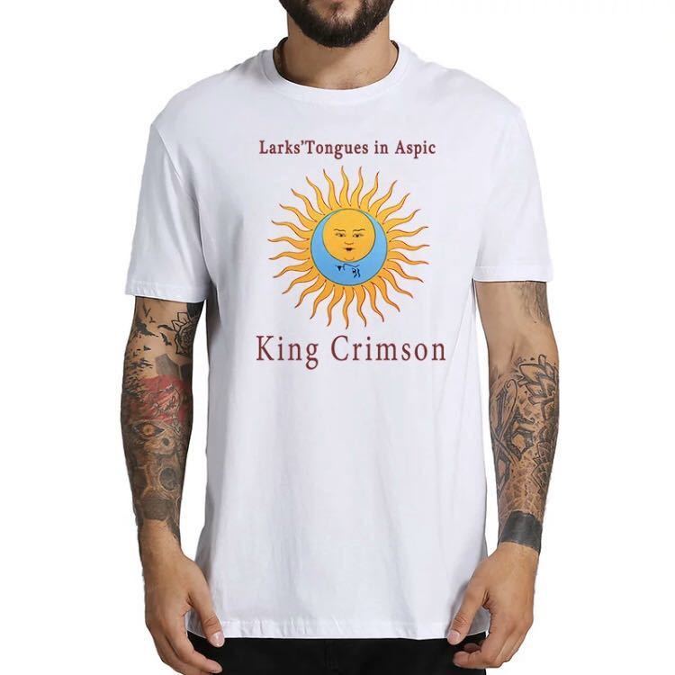 King Crimson Tシャツ バンドTシャツ バンT キングクリムゾン Tee 太陽と戦慄