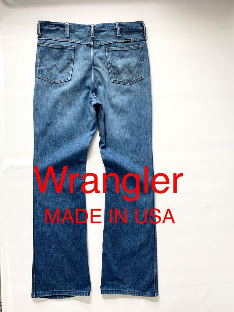 70 80年代 Wrangler MADE IN USA 935 W34 IDEALジッパー ビンテージ 