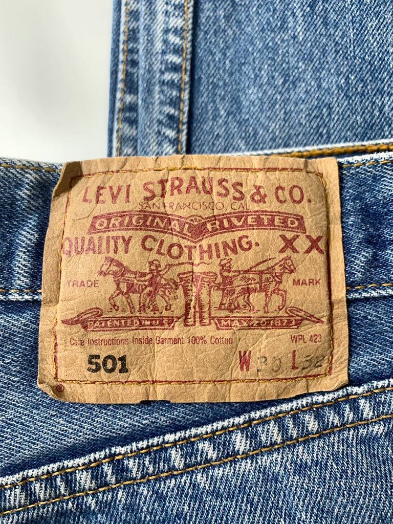 EURO Levi's 501 ポーランド製 273番工場 ビンテージ リーバイス ユーロ VINTAGE ボタンフライ 色落ち良好 古着 オリジナル MADE IN POLAND