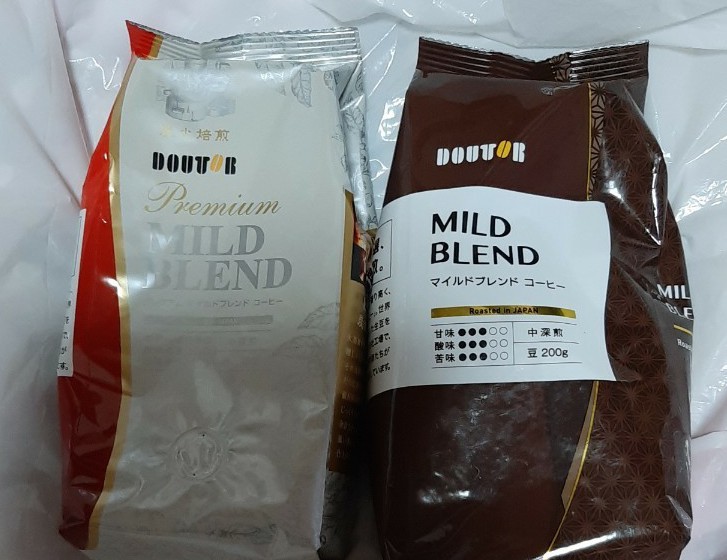 ドトール　コーヒー豆二種類　新品