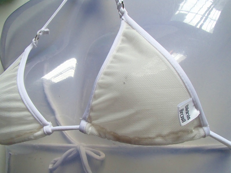 bra42 ◎【新品未使用】大人気商品！　水著　ビキニスブラジル 　マイクロビキニ　メッシュ　mesh アイボリー　 302 フリーサイズ③◎