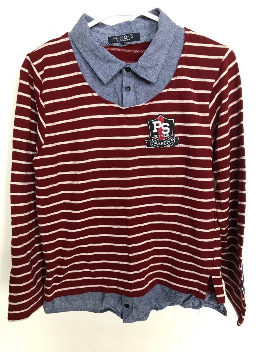 PERSON'S FLIP WEAR」長袖ポロシャツカットソー(160) - 通販