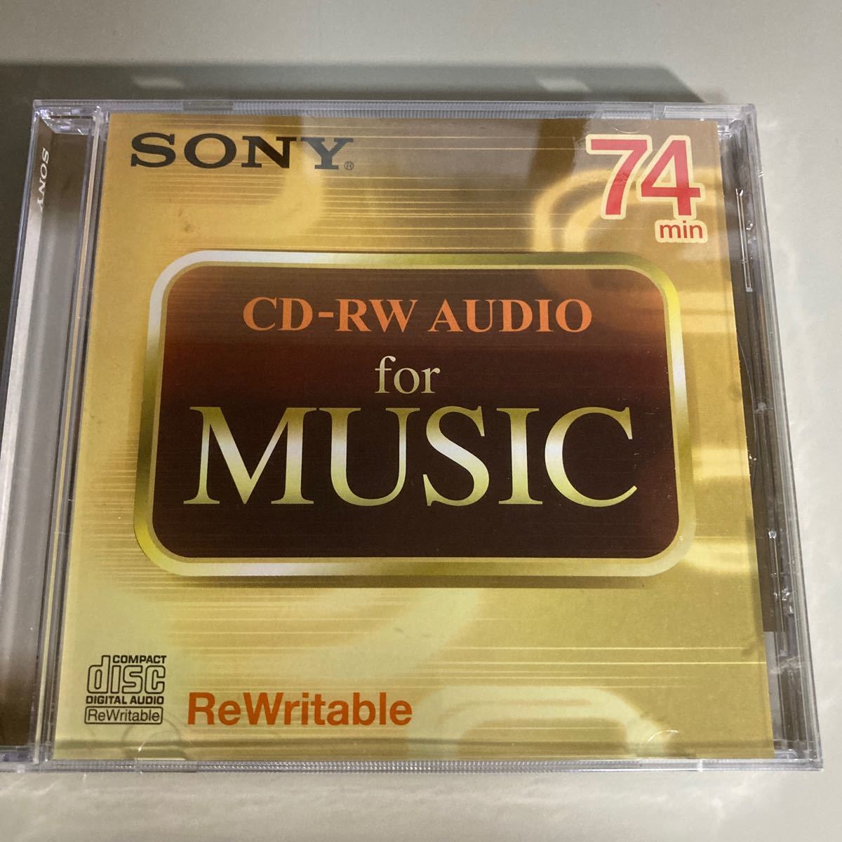 値下げ　SONY CD-RW 音楽用
