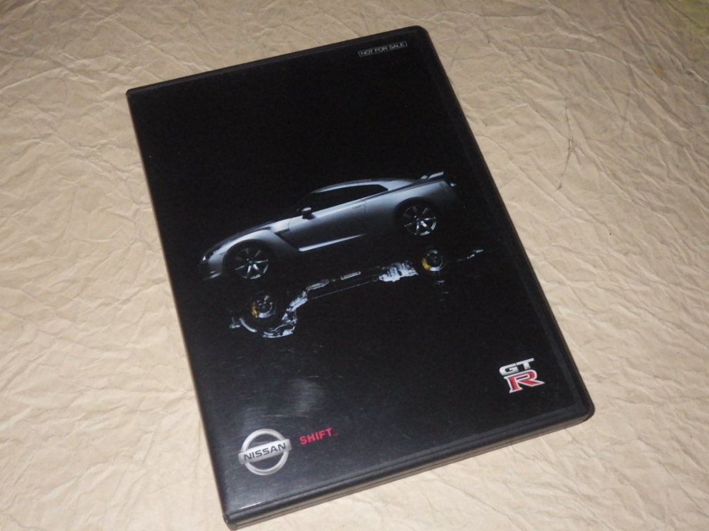 DVD『日産 GT‐R／THE LEGEND IS REAL』非売品 R35 2007年12月 DVDカタログ_画像1