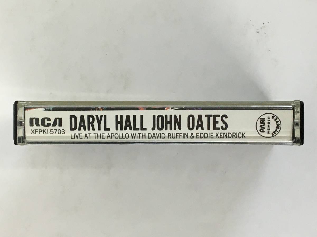 ★☆G567 DARYL HALL & JOHN OATES ダリル・ホールとジョン・オーツ LIVE AT THE APOLLO ライヴ・アット・ジ・アポロ カセットテープ☆★_画像2