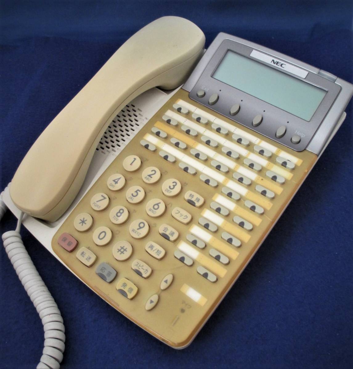 【NEC】Dterm85 多機能電話機 DTR-32K-1D(WH)＝32ボタン漢字表示付き(JUNK）_NEC Dterm85 多機能電話機 DTR-32K-1D