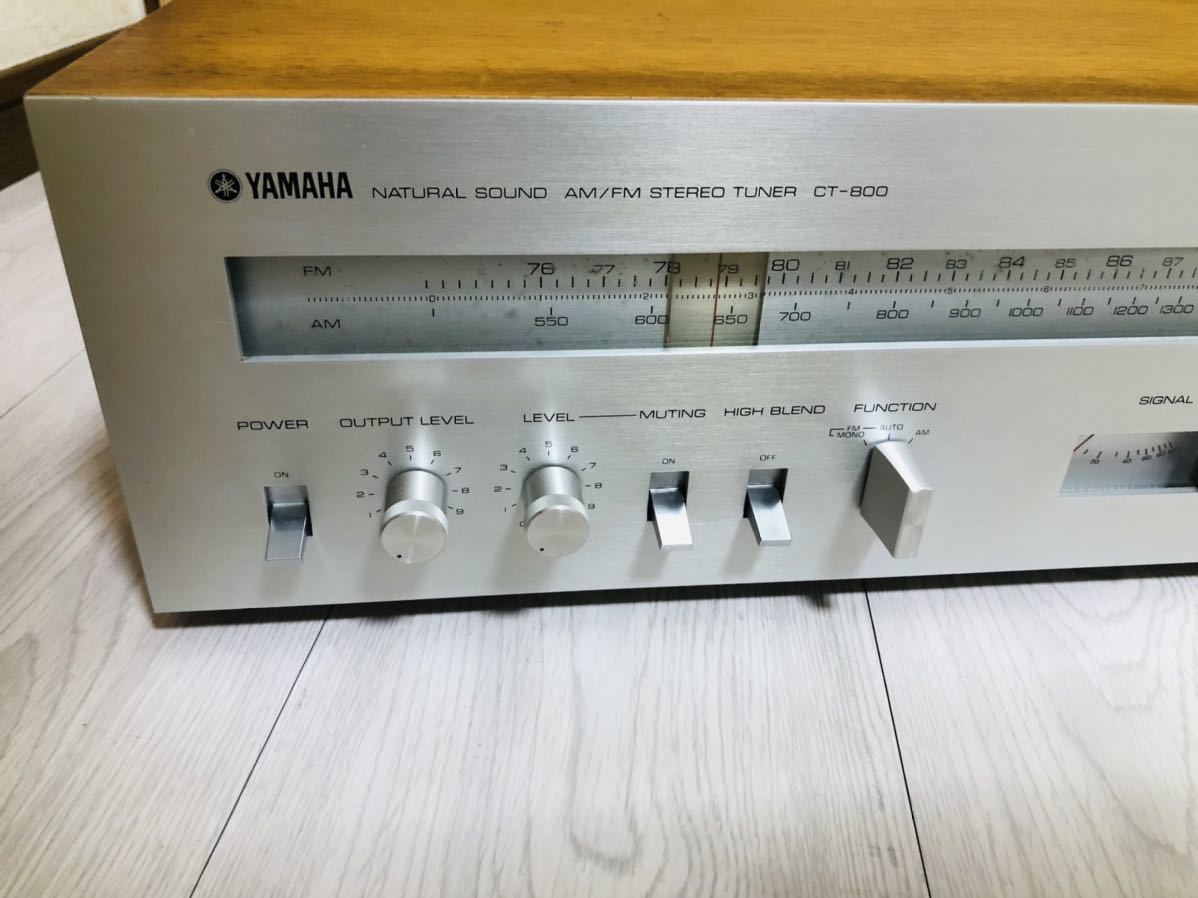 動作品】YAMAHA AM FM チューナー CT-800 ヤマハ