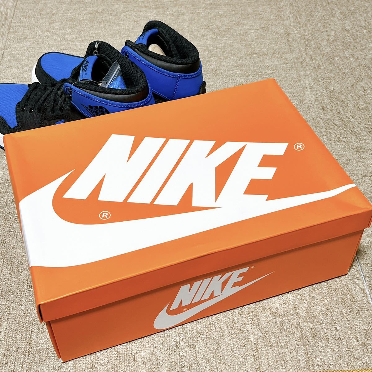新品未使用】28cm エアジョーダン 1 KO ハイ ロイヤル AIR JORDAN 1 KO