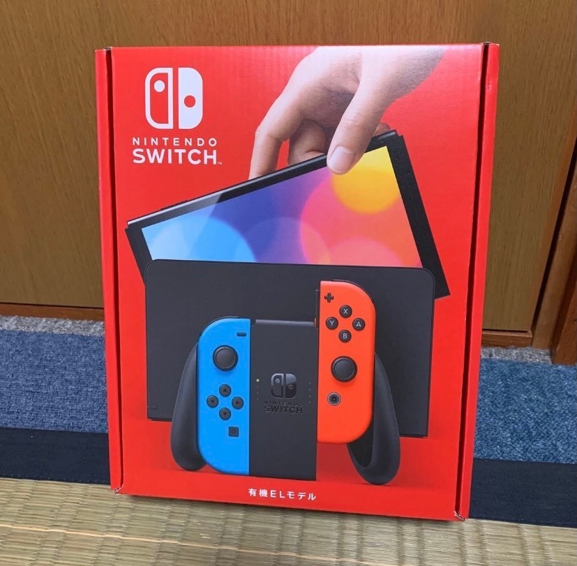 ＊新品未使用＊有機ELモデル ニンテンドースイッチ本体 ネオンブルー ネオンレッド