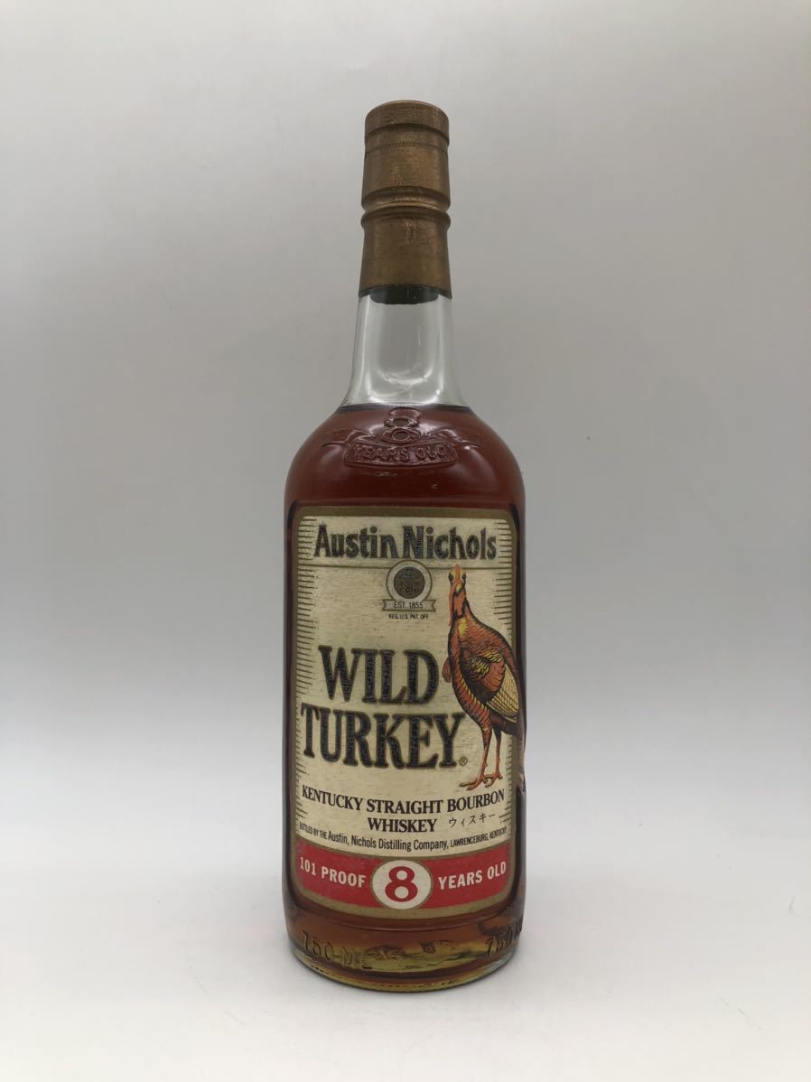 未開栓】WILD TURKEY ワイルドターキー8年 バーボンウイスキー 750ml