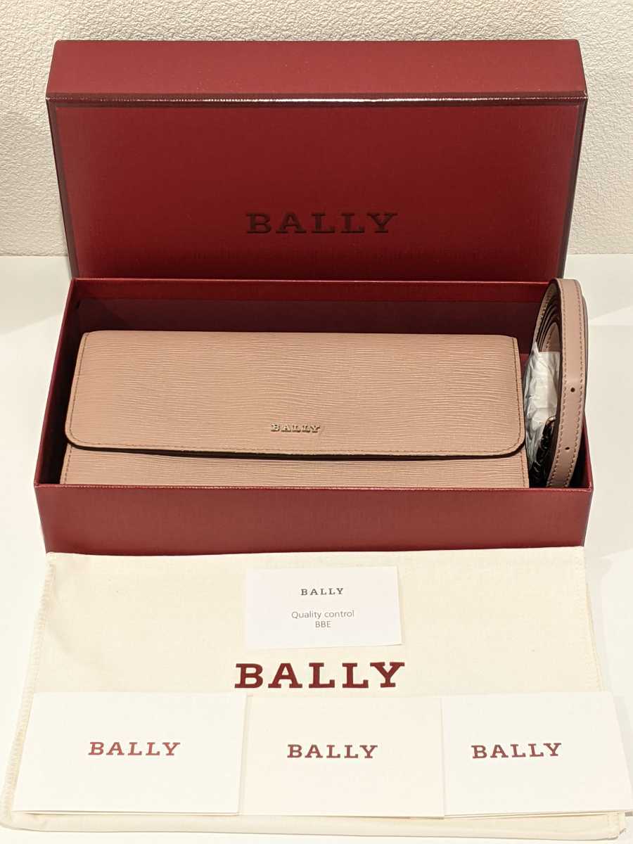 新品 BALLY ウォレットショルダーバッグ お財布ポシェット 未使用