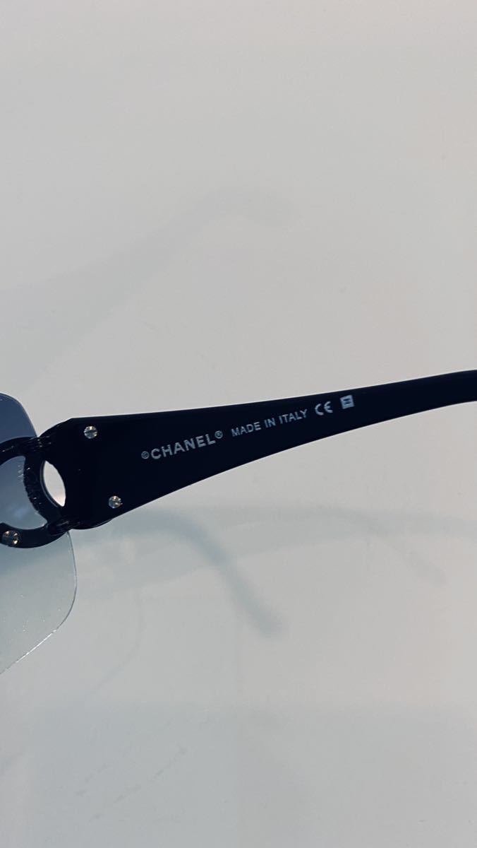 [ price cut!] Chanel CHANEL sunglasses black gradation 