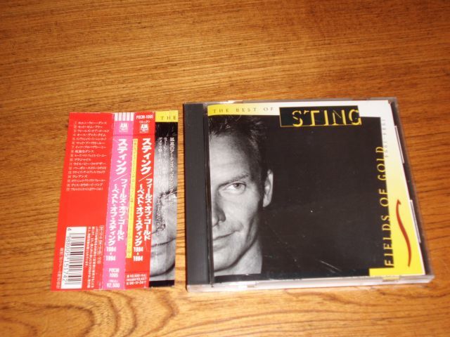 〇 CD STING BEST / FIELDS OF GOLD 1984-1994 CDシングル付 / フィールズ・オブ・ゴールド スティング 付属品欠落なし