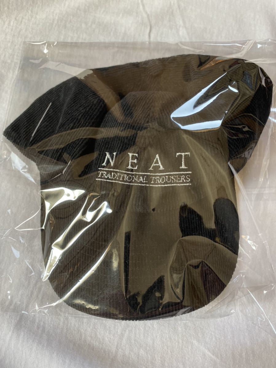 格安即決 NEAT 新品 nishinoya ブラック 黒 キャップ 帽子 cap 47 corduroy 野球帽
