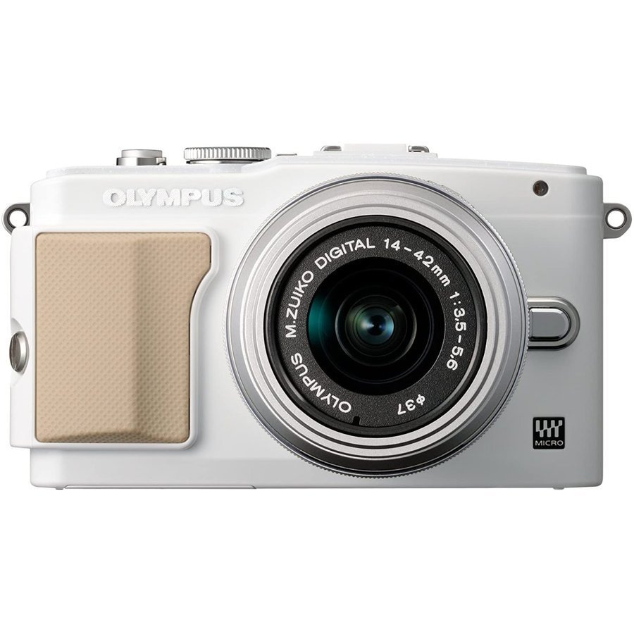 オリンパス OLYMPUS PEN Lite E-PL5 レンズキット ホワイト ミラーレス 一眼レフ 中古_画像2