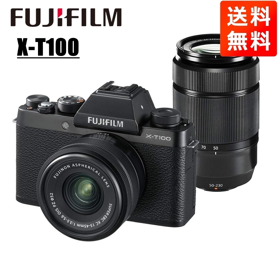 2022年新作入荷 ダブルズームレンズキット 50-230mm 15-45mm X-T100