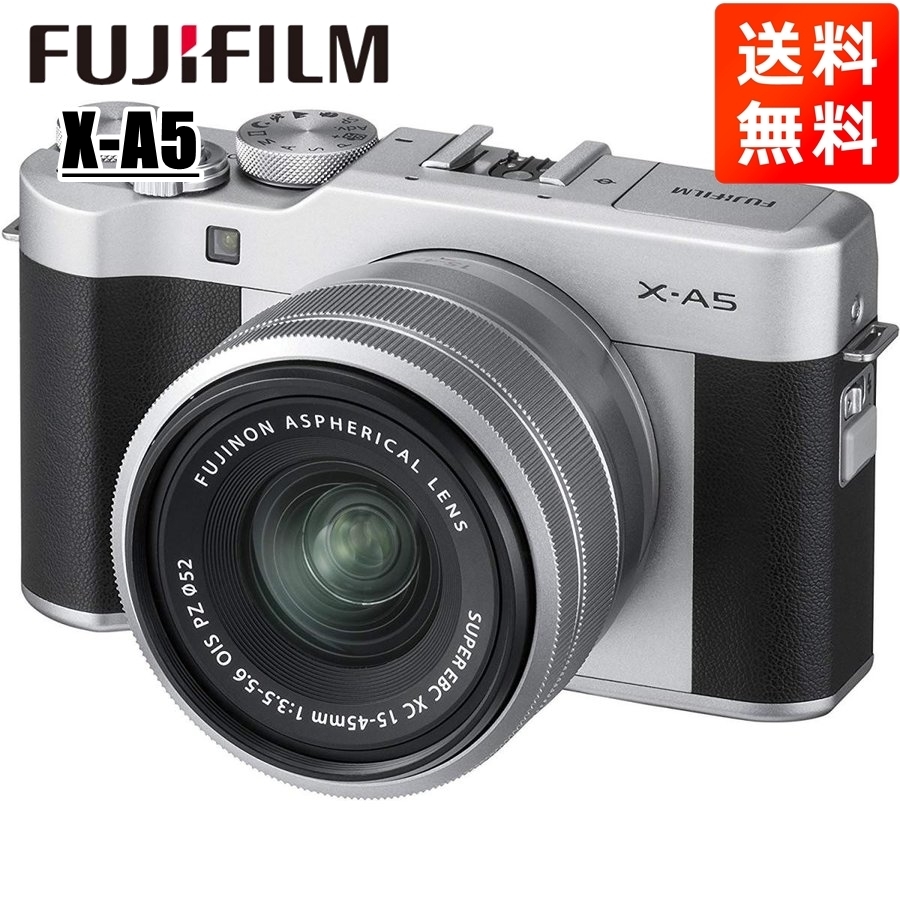 富士フイルム FUJIFILM X-A5 15-45mm レンズキット ブラック ミラーレス一眼 カメラ 中古