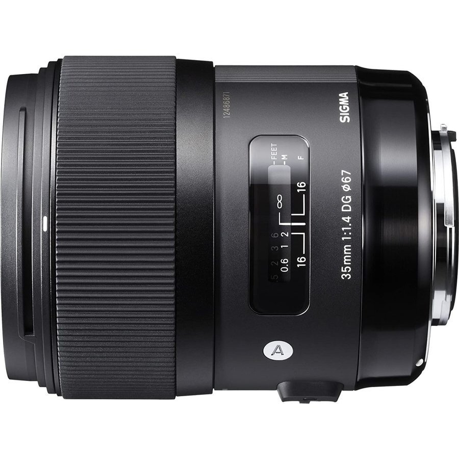 シグマ SIGMA Art 35mm F1.4 DG HSM キヤノン用 単焦点 広角レンズ フルサイズ対応 一眼レフ カメラ 中古_画像2