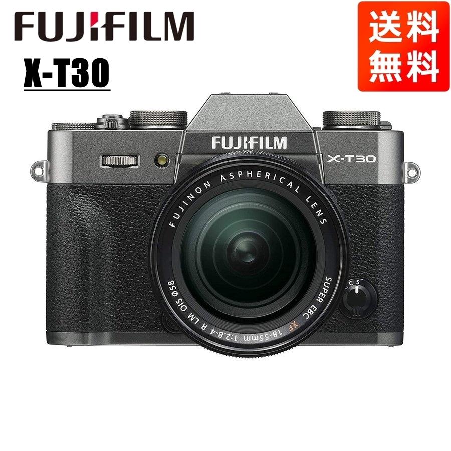 富士フイルム FUJIFILM X-T30 18-55mm レンズキット チャコールシルバー ミラーレス一眼 カメラ 中古_画像1