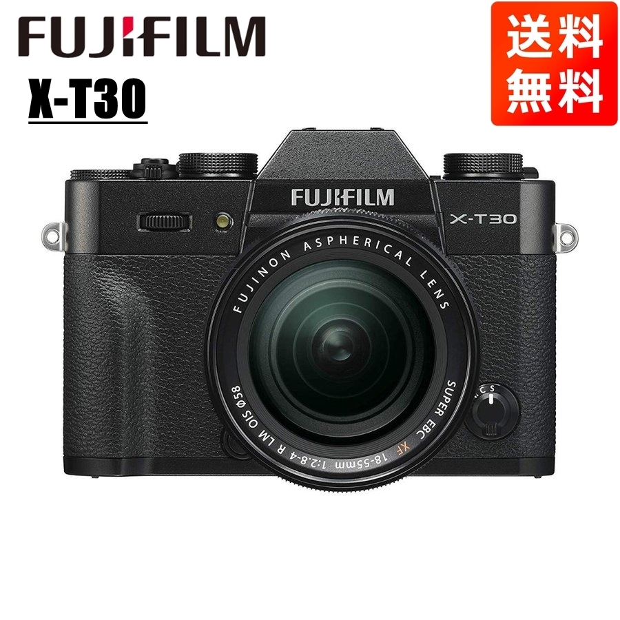 富士フイルム FUJIFILM X-T30 18-55mm レンズキット ブラック ミラーレス一眼 カメラ 中古