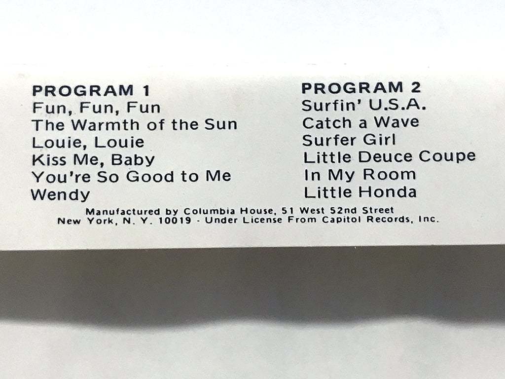 ■カセットテープ■ビーチ・ボーイズ Beach Boys『Best Of Vol. 1』ベスト第1集■洋楽カセット出品中 同梱8本まで送料198円_画像4