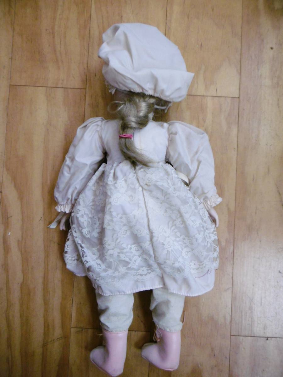 當時物★ポーセレンドール【porcelain doll】箱付き/MADE IN TAIWAN★難有り