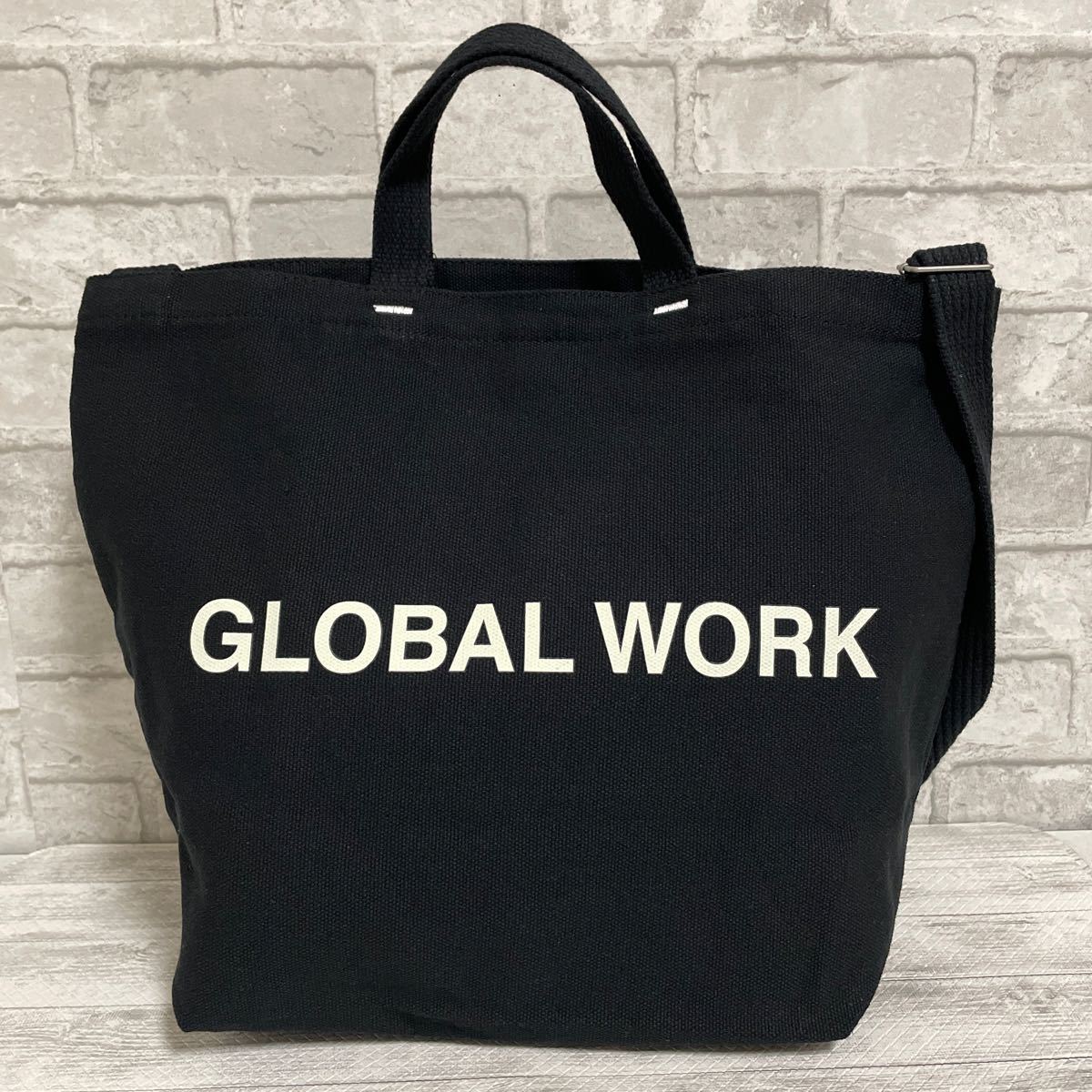 GLOBAL WORK ショルダーバッグ　大容量　新品