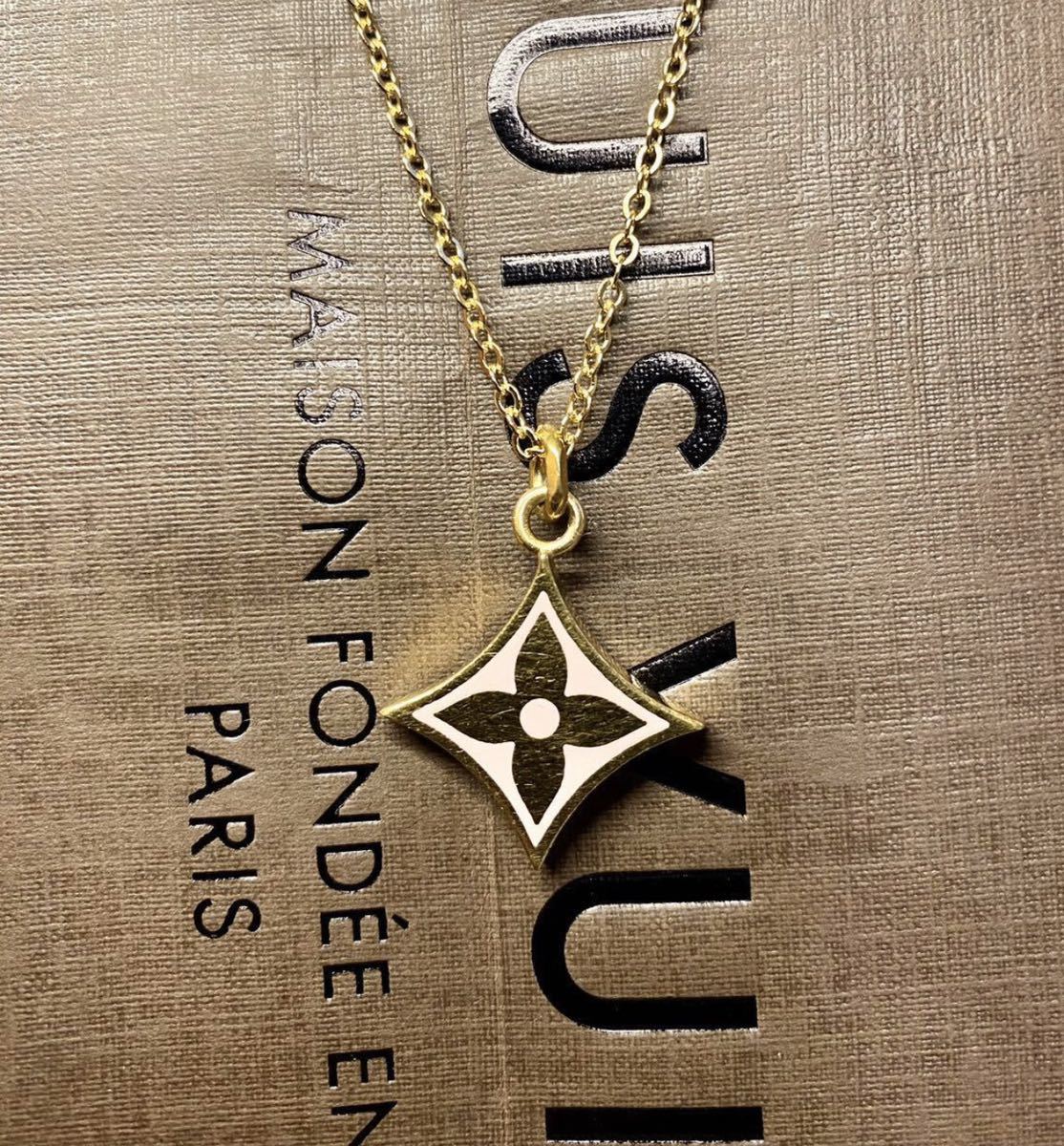 美品♪ 正規品 ルイヴィトン LOUIS VUITTON チャーム トップ ペンダント ネックレス ゴールド プレゼントにも♪ 6