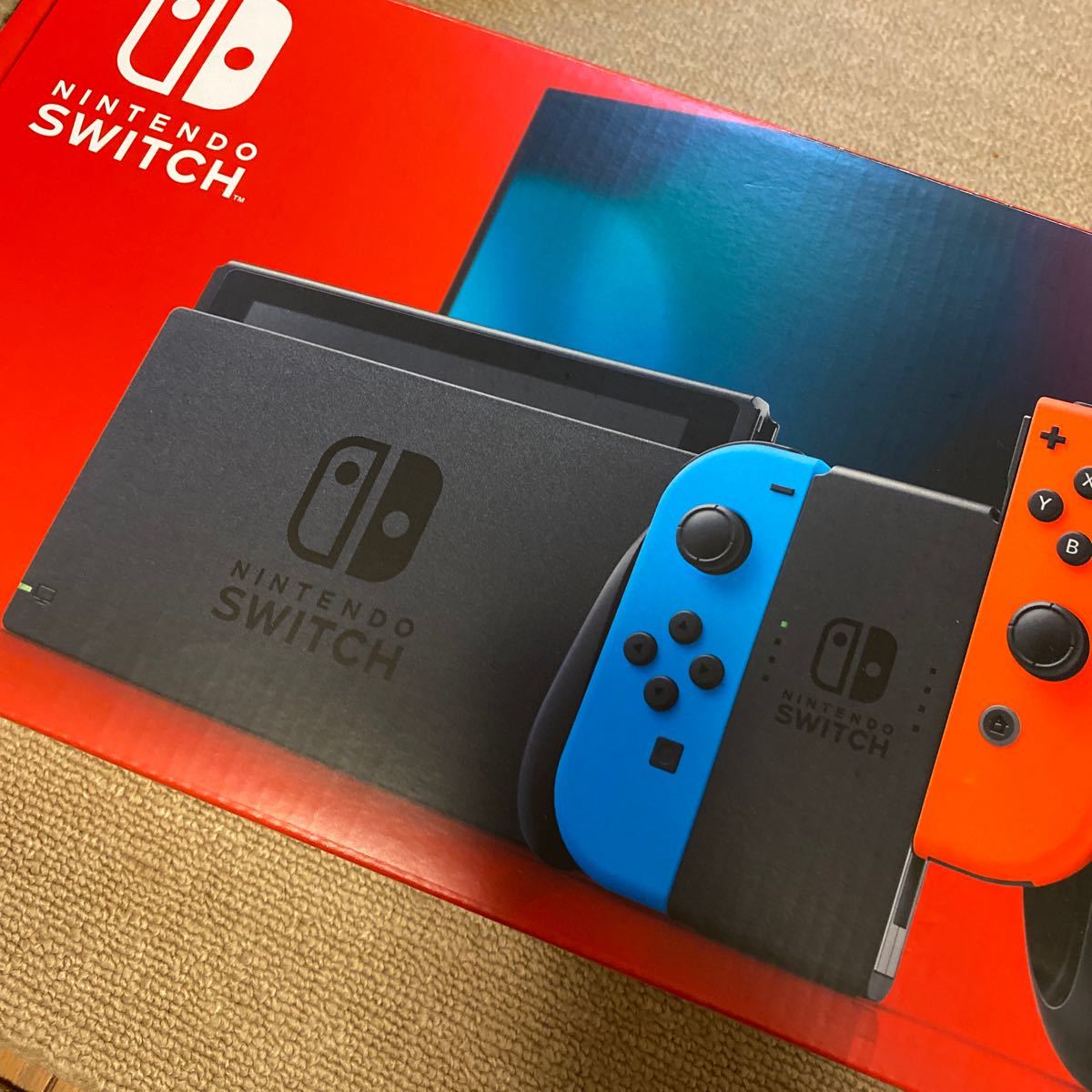 新品未使用　店舗印無し　 ニンテンドースイッチ本体　 ネオンブルー ネオンレッド  Switch本体