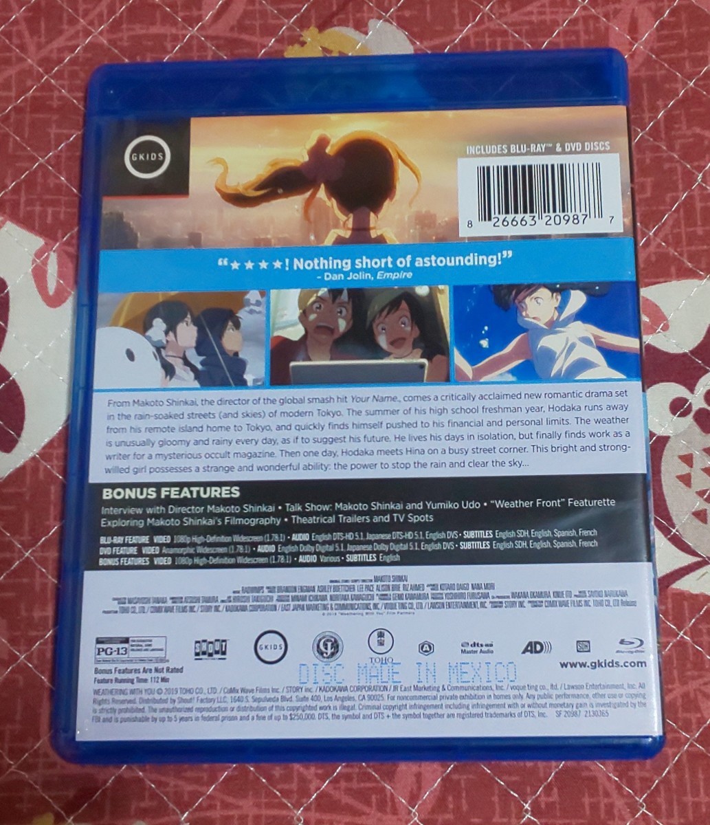 sun様専用出品「天気の子」北米版Blu-ray(新品開封品)
