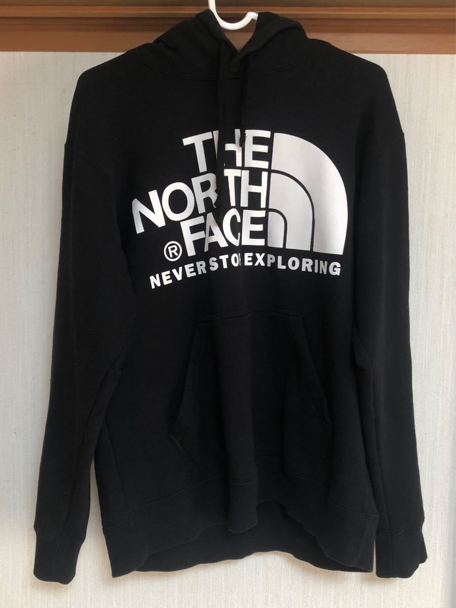 THE NORTH FACE ノースフェイス  ビッグロゴ　パーカー　黒　M